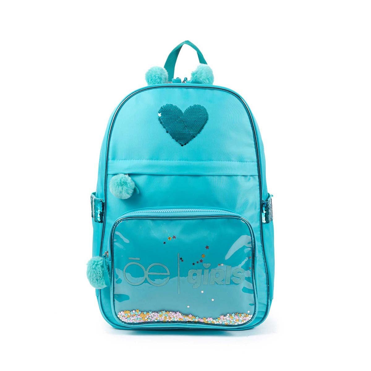 Mochila Tipo Backpack Porta Laptop Estrellas  Azul Cloe