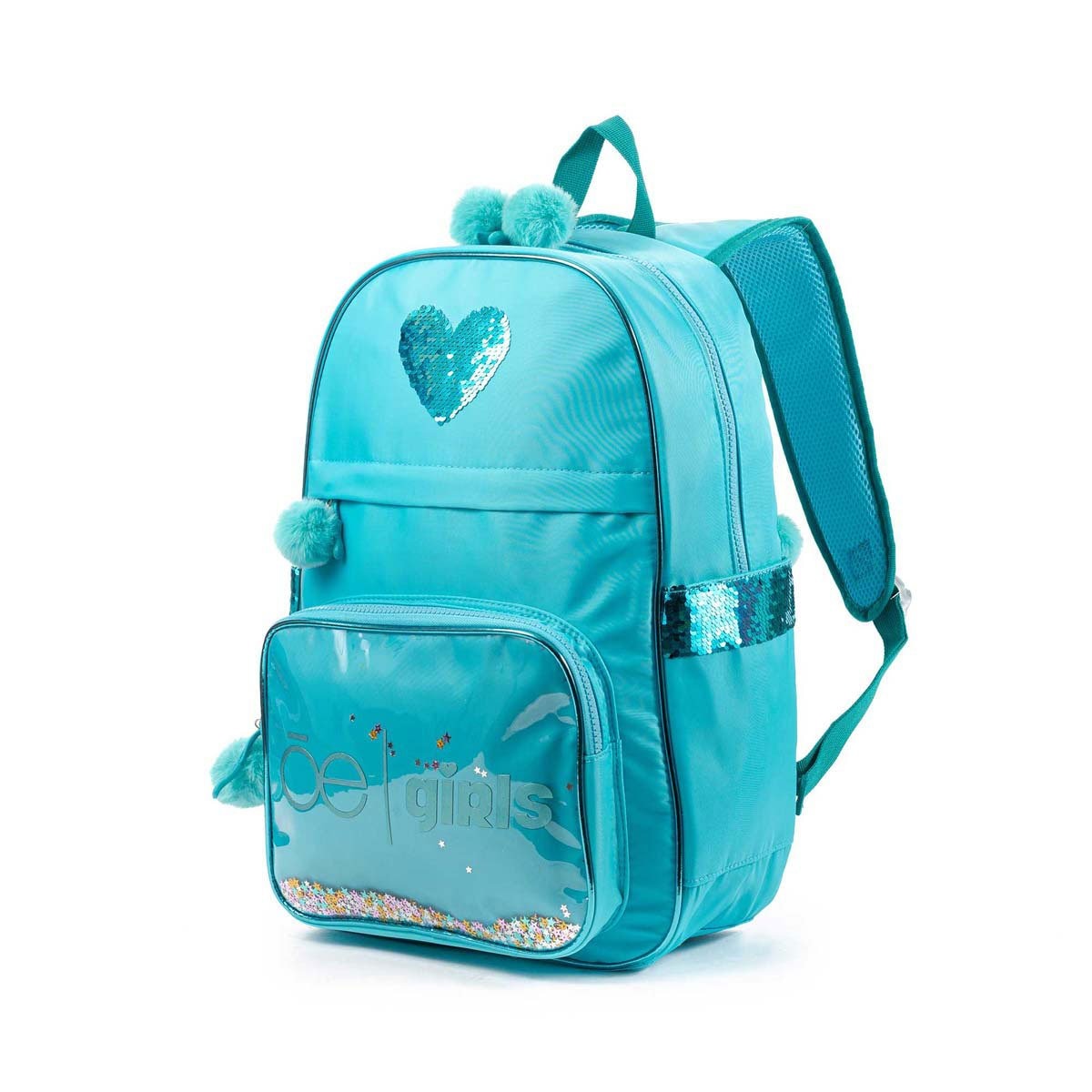 Mochila Tipo Backpack Porta Laptop Estrellas  Azul Cloe