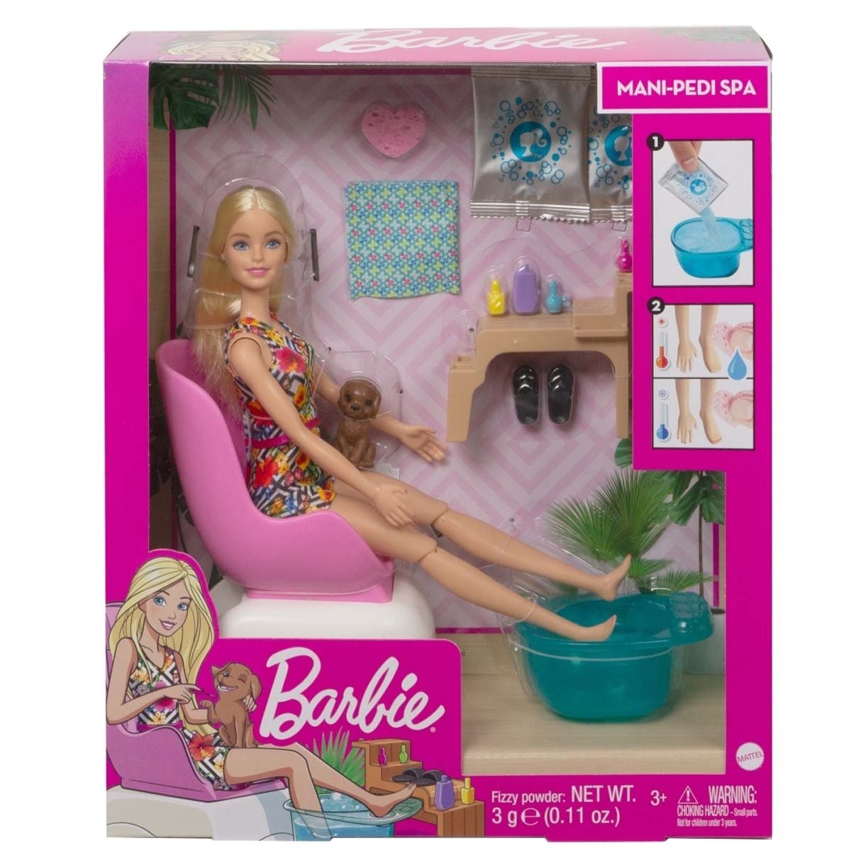 Barbie Fashionista Muñeca Mani / Pedi Salón
