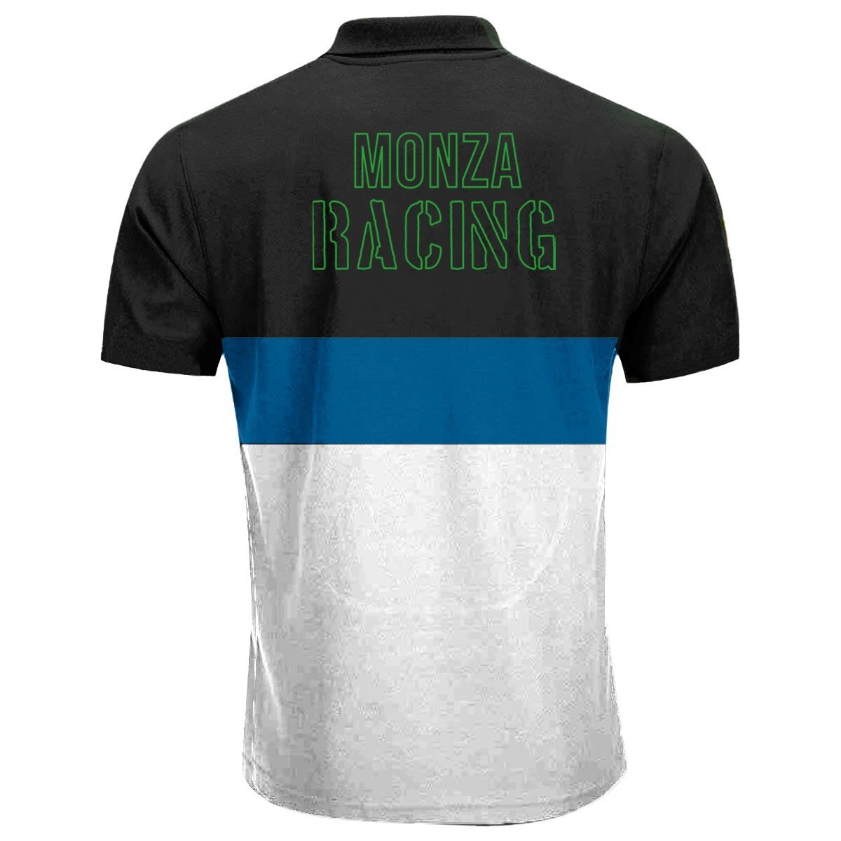 Polo Negro Combinado para Hombre Monza Mx Racing 20
