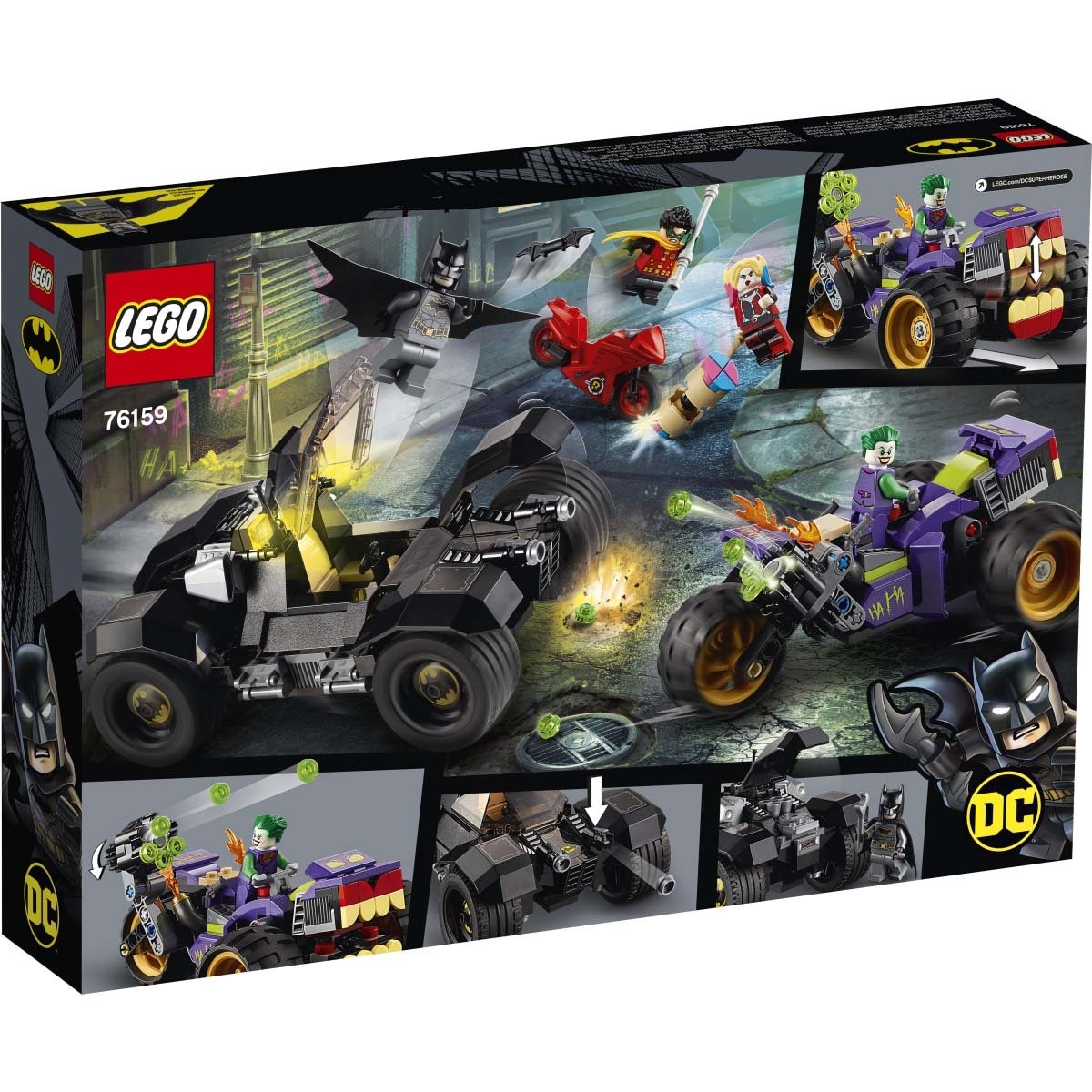 Persecuci&oacute;n de la Trimoto Del Guas&oacute;n Lego Super Heroes