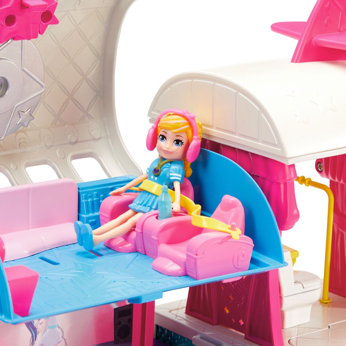Polly Pocket Set de Juego el Jet Privado de Polly Mattel