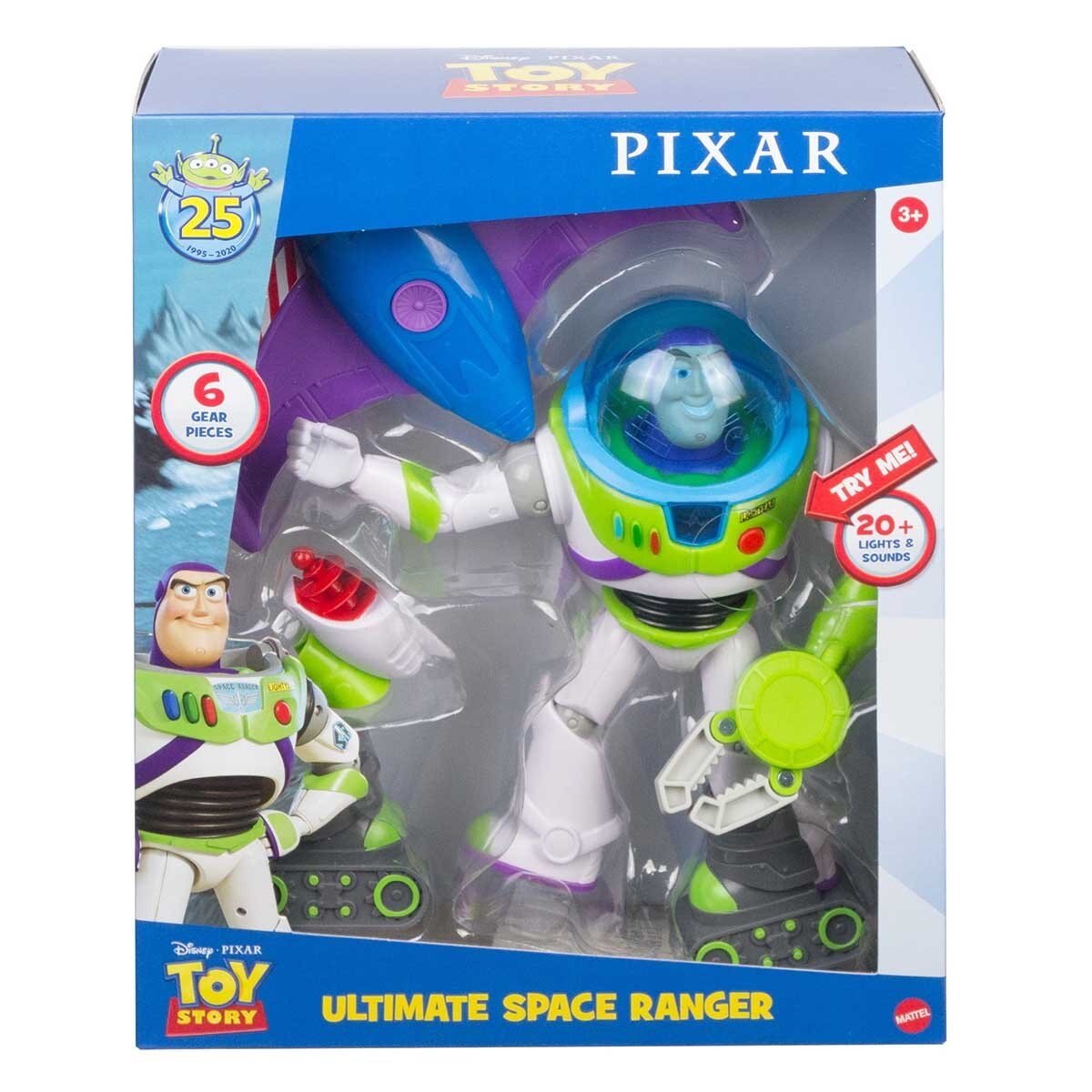 Figura de Acción Buzz Toy Story Armadura Misiones Espaciales Disney Pixar