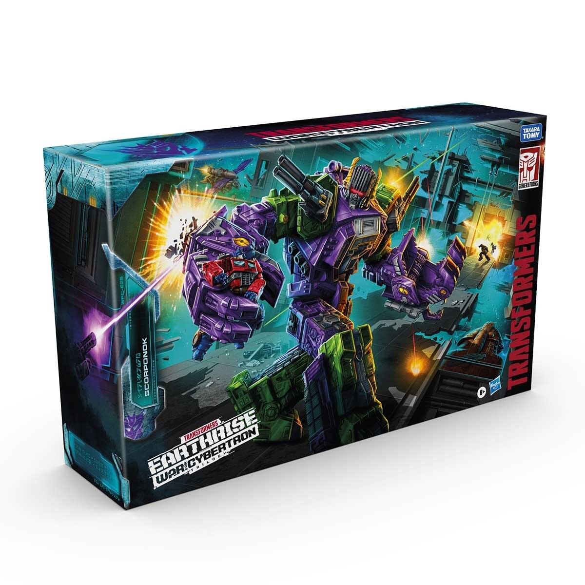 Figura Scorponok Triple Conversión Transformers Generations War For Cybertron