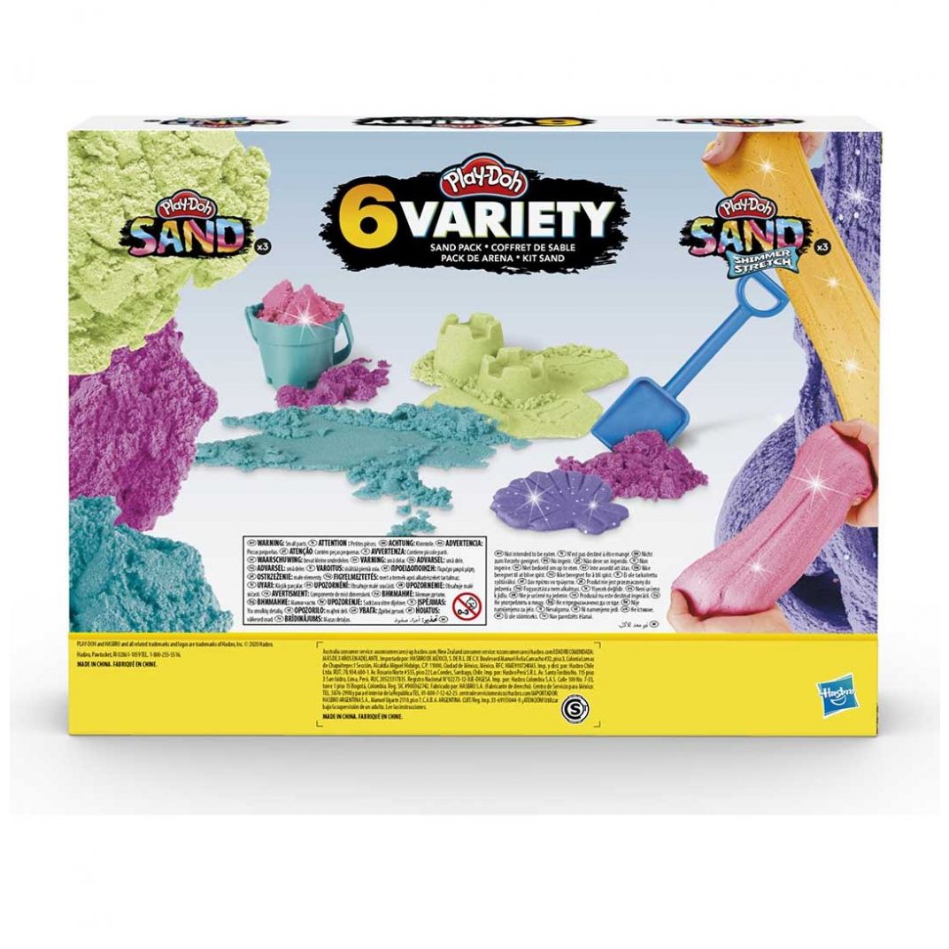 Arena  6 Variedades Play-Doh