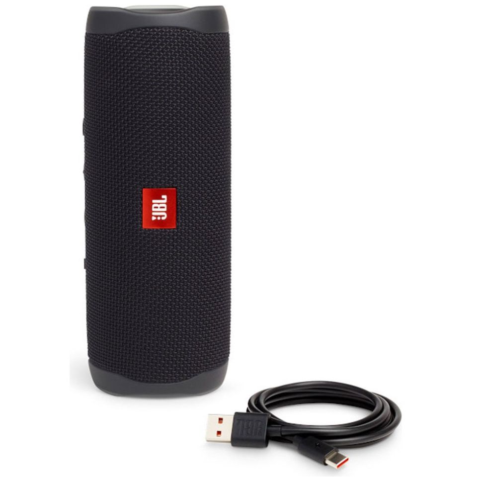 Bocina Portátil Jbl Flip 5 Impermeable Negro