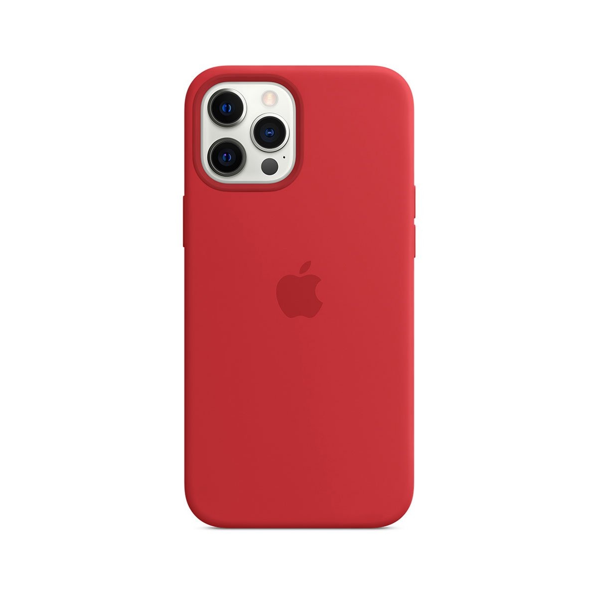 Funda de Silicón Rojo con Magsafe para Iphone 12 Pro Max Apple
