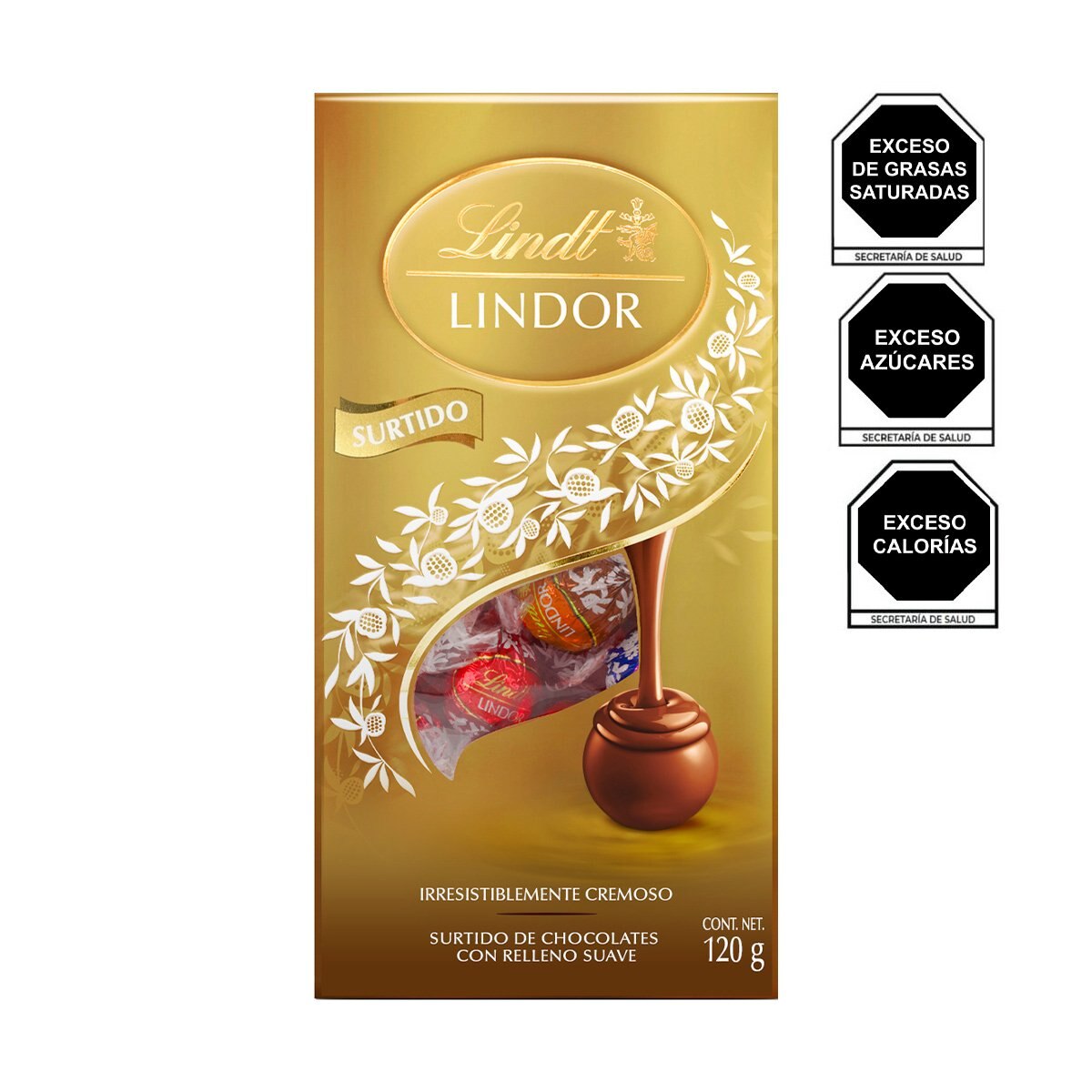 Bolsa de Chocolates Surtidos Lindor 120G Lindt