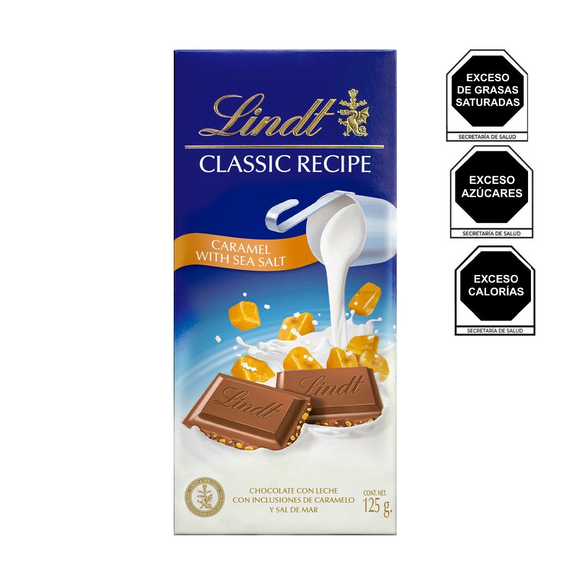 Tablilla de Chocolate con Caramelo Y Sal de Mar 125Gr Classic R