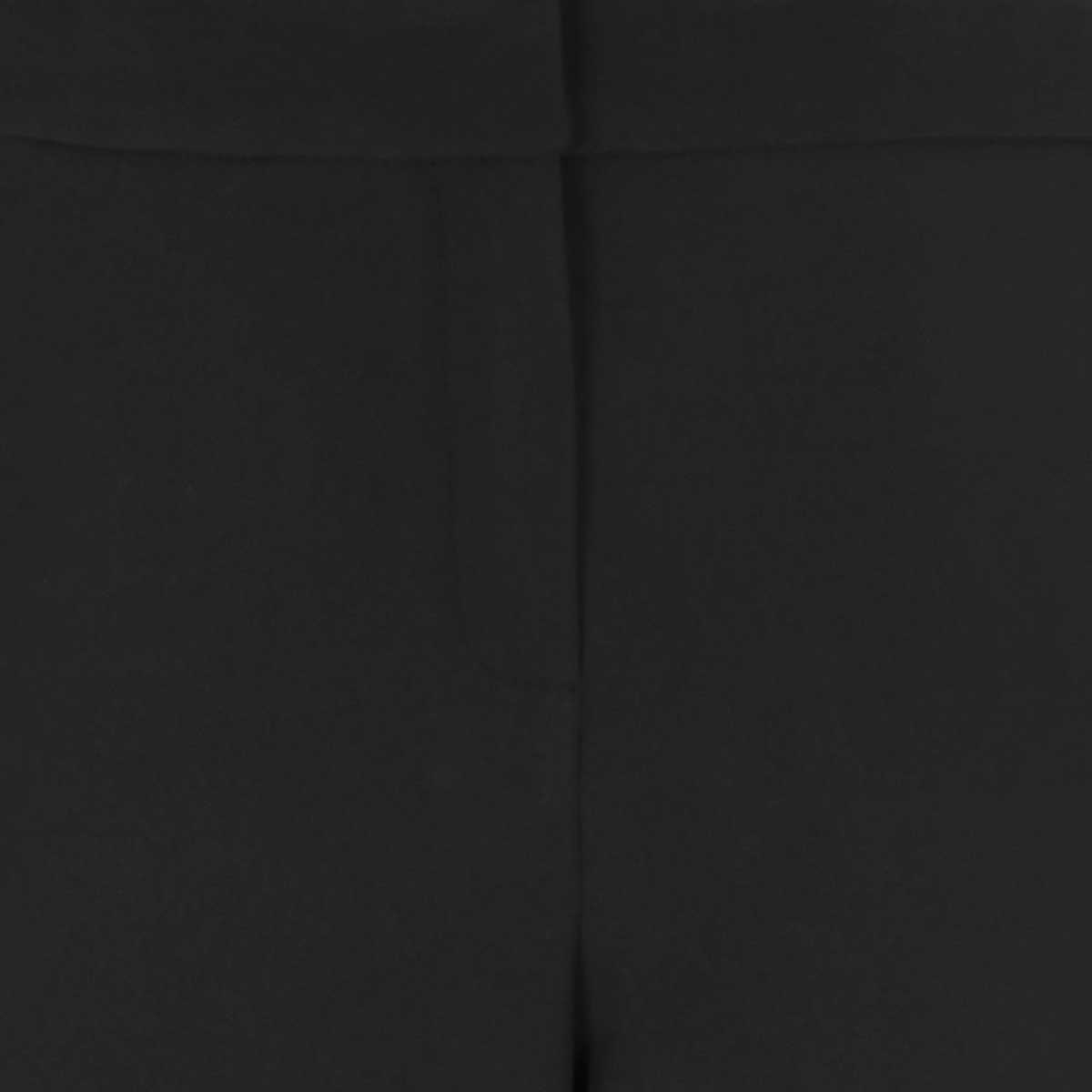 Pantalón Corte Recto Diseño Liso Negro Basel
