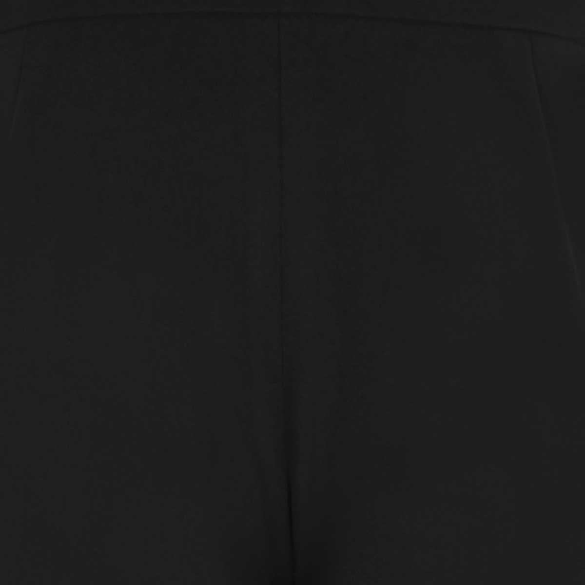 Pantalón Corte Recto Diseño Liso Negro Basel