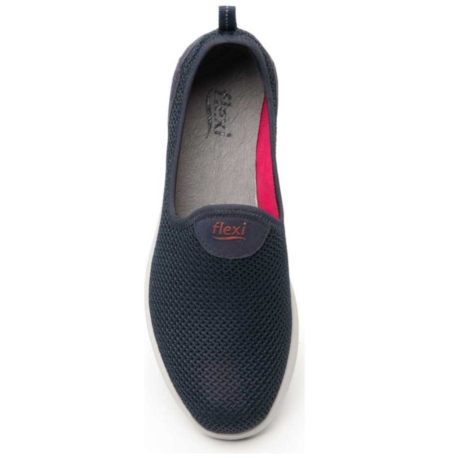 Slip On Textil para Mujer Color Azul Flexi