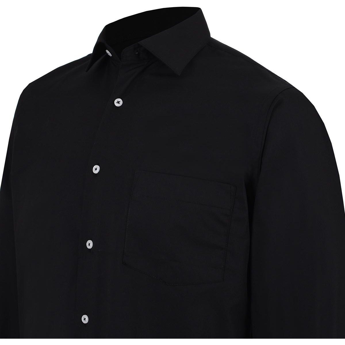 Camisa de Vestir Regular Bruno Magnani Color Negro para Hombre Modelo Elo Bm85001Ng