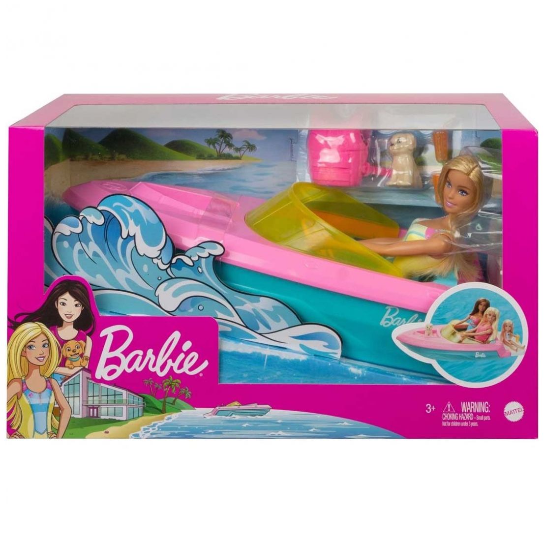 Barbie Estate Lancha con Muñeca