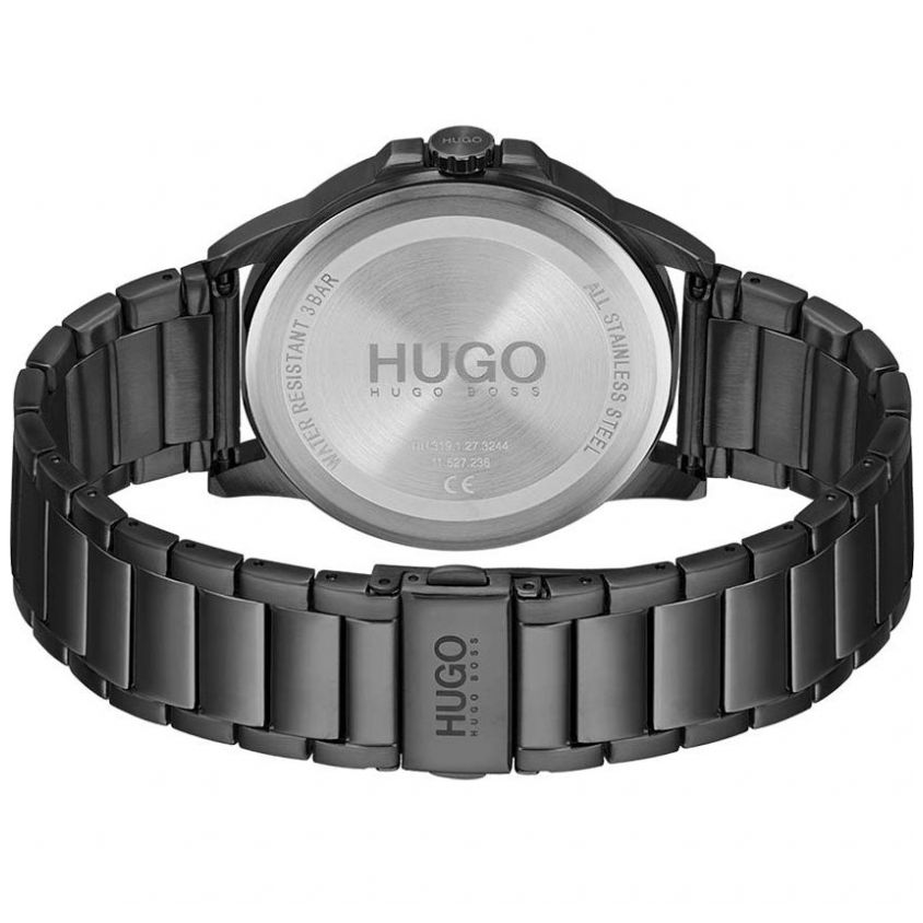 Reloj Negro Hugo para Hombre Modelo Elo #first 1530187