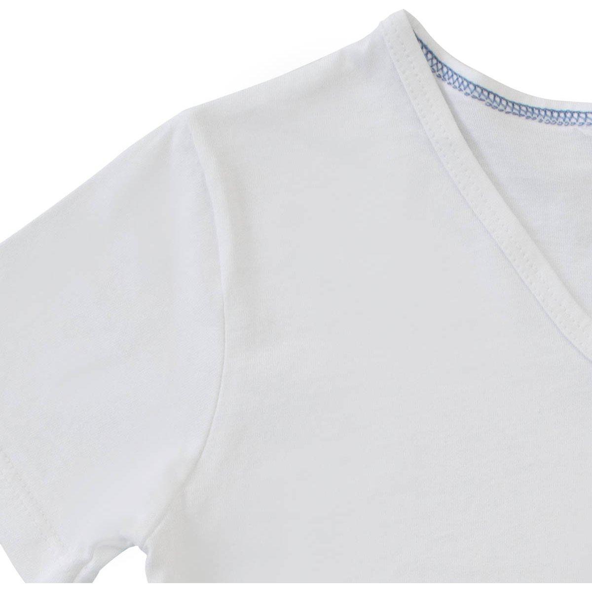 Camiseta Blanca de Manga Corta para Niño Oscar Hackman Modelo Ohoic3