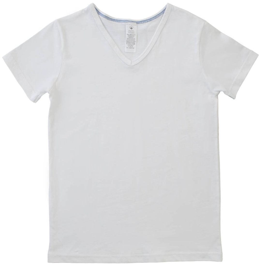 Camiseta Blanca de Manga Corta para Niño Oscar Hackman Modelo Ohoic3