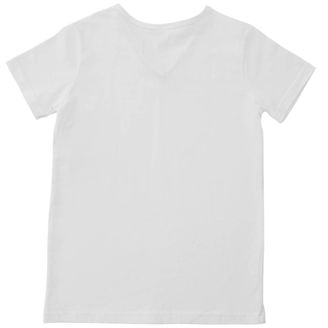 Camiseta Blanca de Manga Corta para Niño Oscar Hackman Modelo Ohoic3