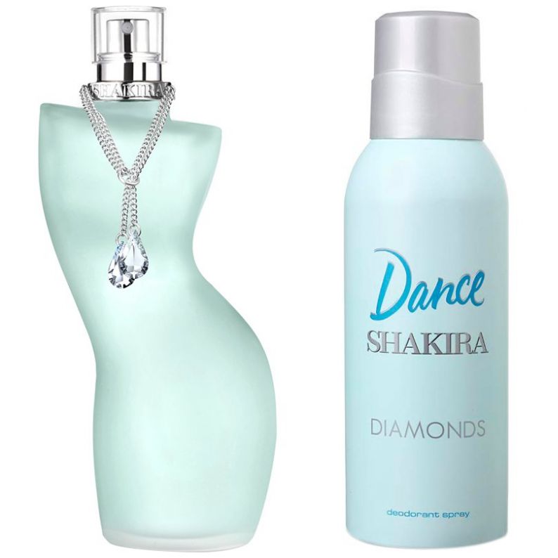 Estuche para Dama Shakira, Dance Diamonds Edt 80 Ml + Desodorante