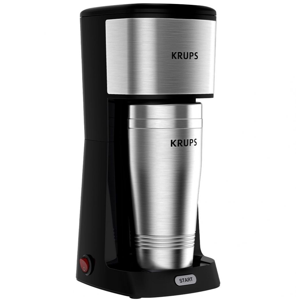 Cafetera Krups con Termo Acero Inoxidable Km204D50
