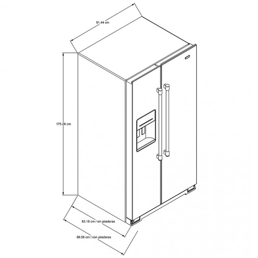 Refrigerador Dúplex Maytag 26 Pies Md7816S Acero
