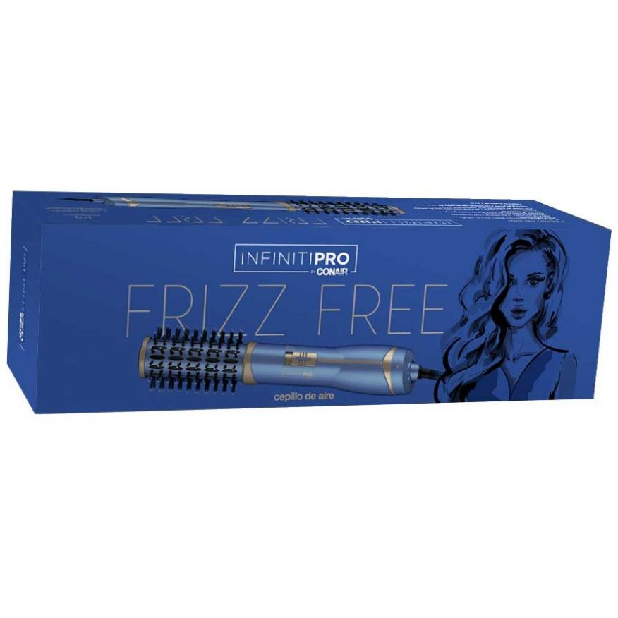 Frizz Free Cepillo Aire 1 1/2 " Azul Conair