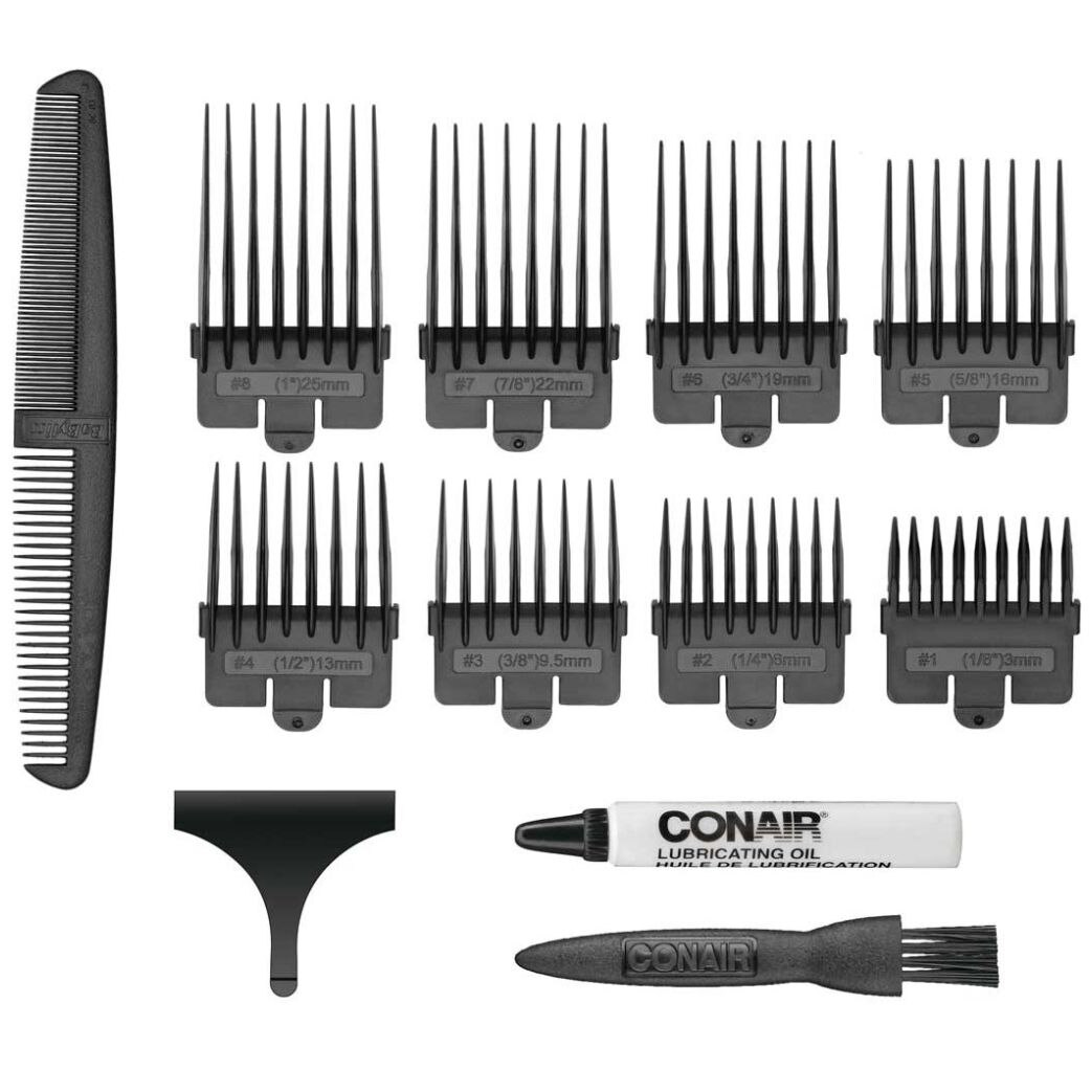 Juego de Peluquería 13 Pzas Negro Alámbrico Conair