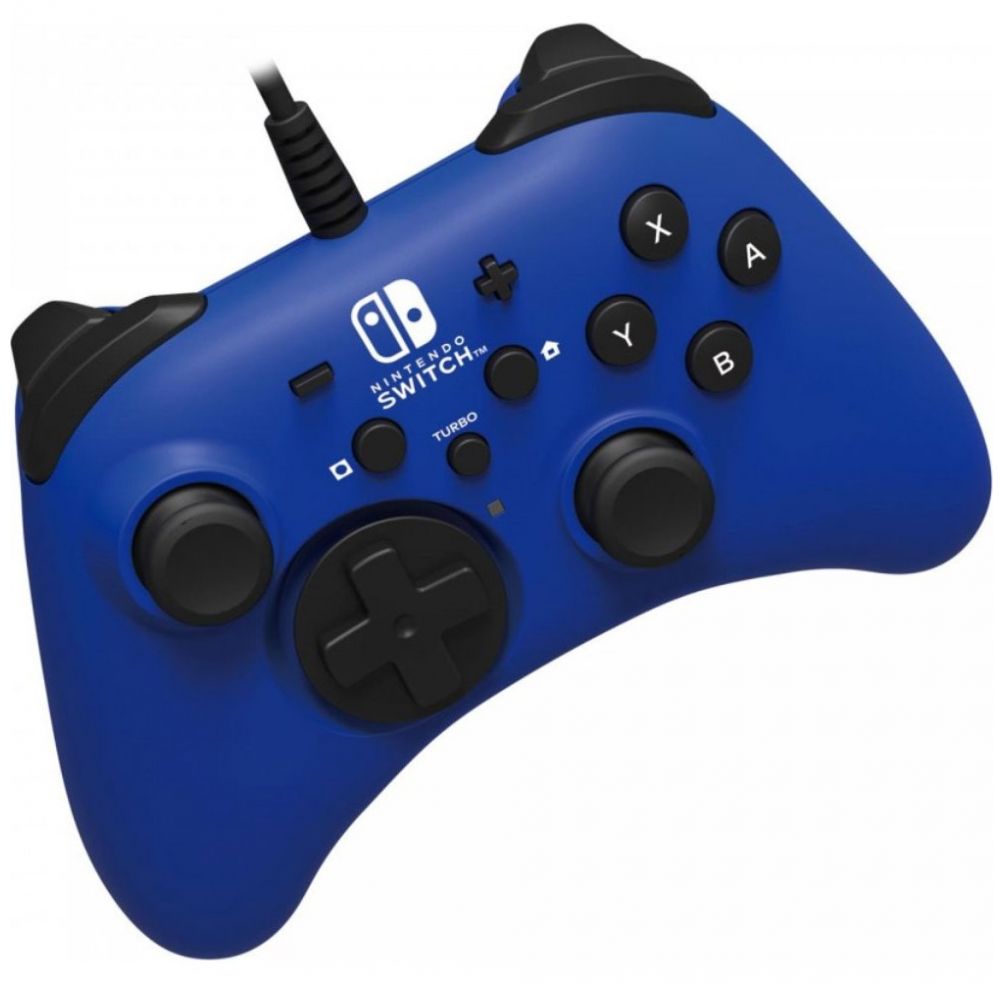 Control Nintendo Switch Horipad Azul con Cable