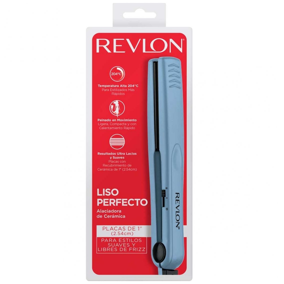 Revlon Essentials Alaciadora de Cerámica de 1'' Blue