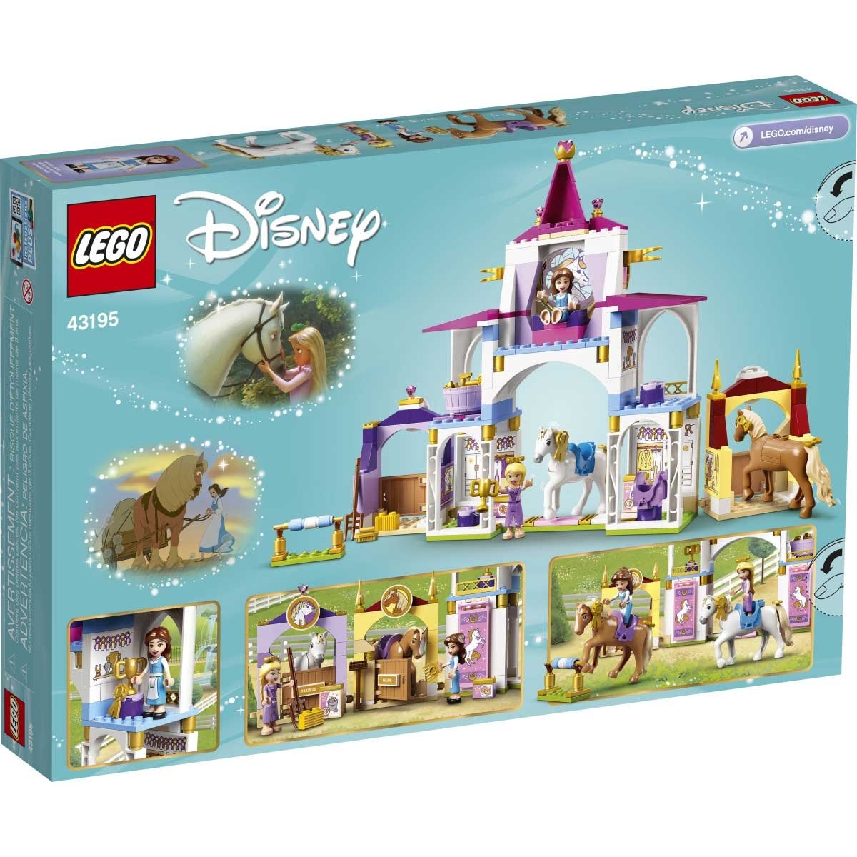 Lego Disney  Establos Reales de Bella Y Rapunzel