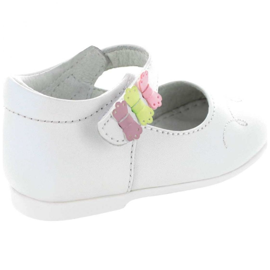Zapato Bubulin 12-15 Blanco Mini Burbujas para  Niña