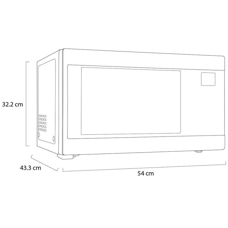 Horno de Microondas LG Neochef Smart Inverter con Easyclean y Grill 1.5 Pies3 Plata Mh1596Cir