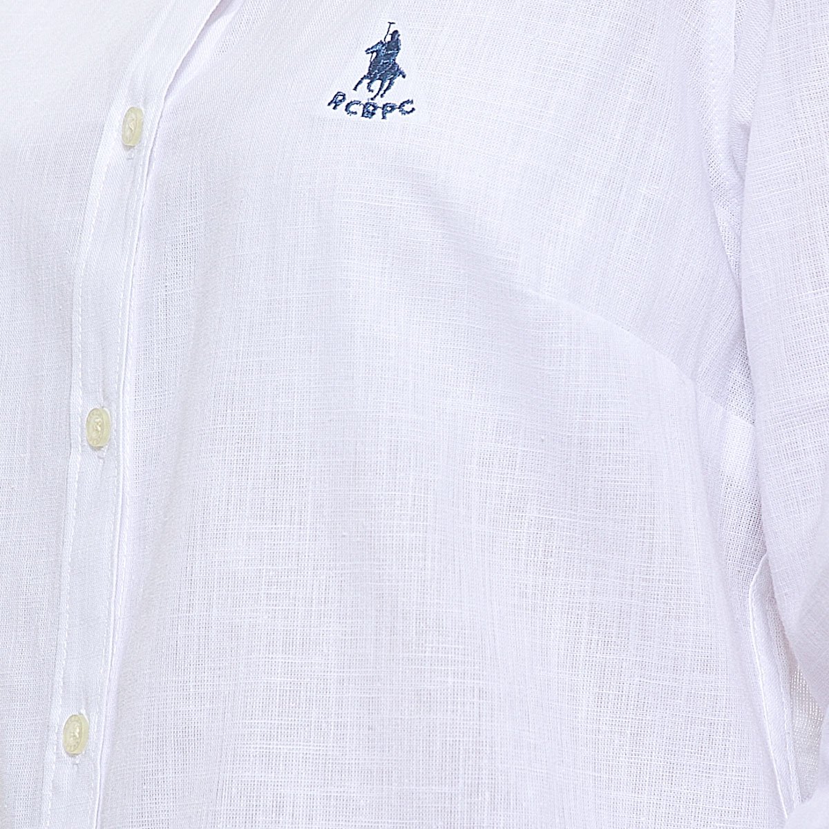 Camisa2 Lino Blanco Royal Polo Club Pd753