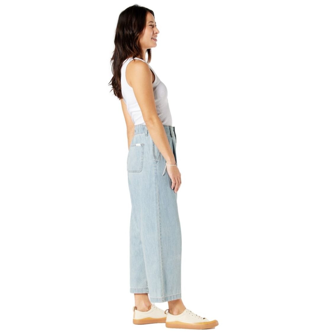 Denizen® Jeans Loose Wide Leg Crop para Mujer