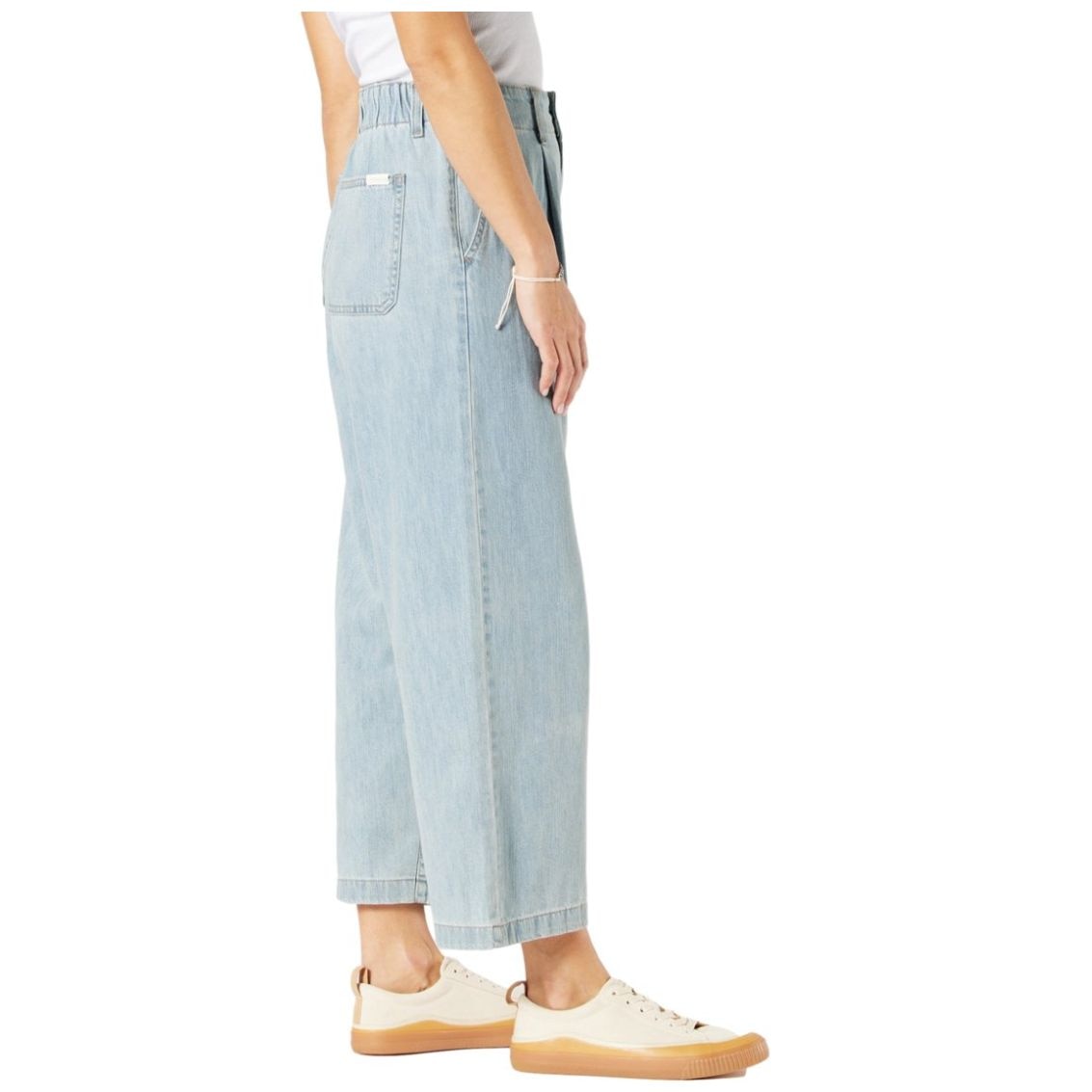 Denizen® Jeans Loose Wide Leg Crop para Mujer