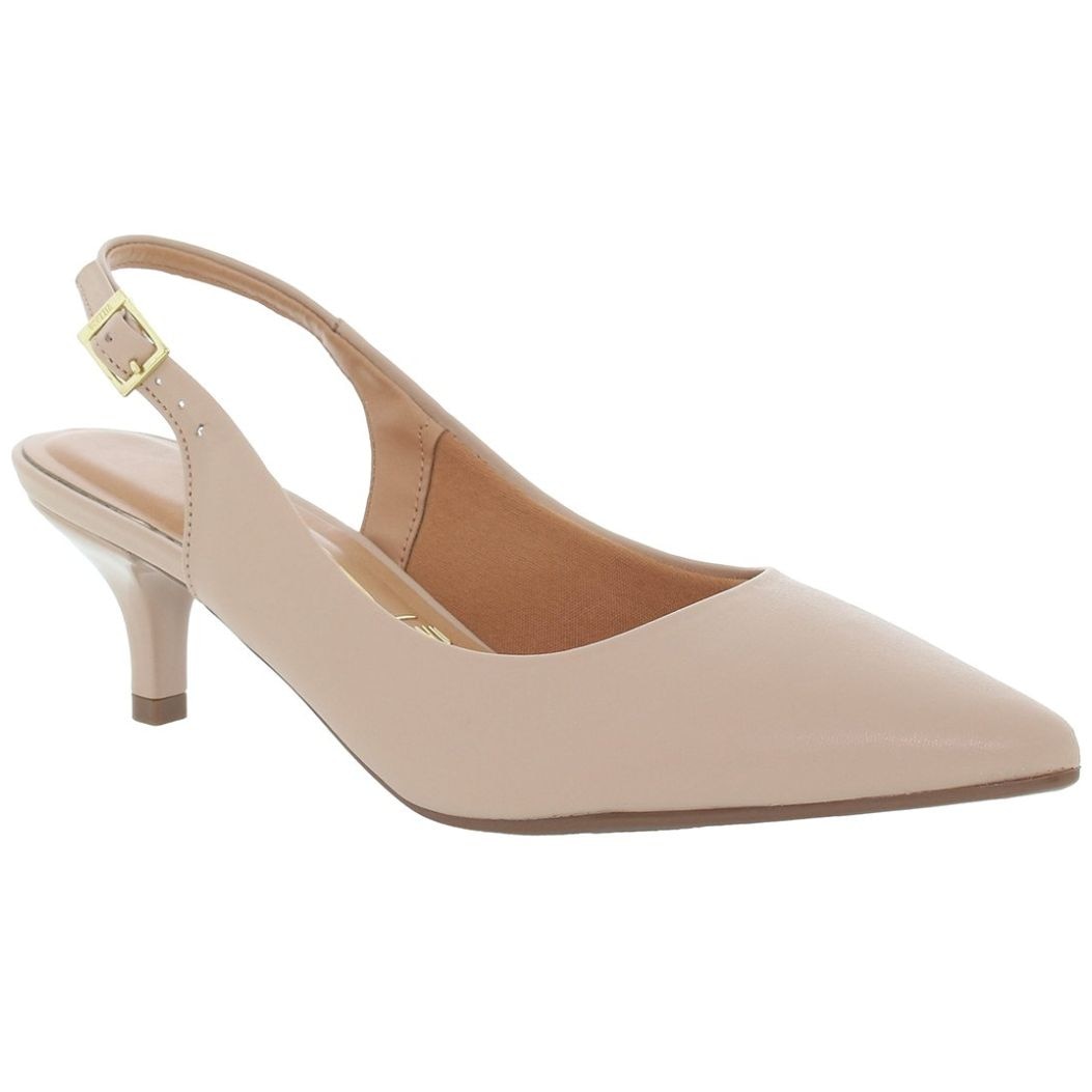 Zapatilla Vizzano Mule Beige Puntal de Tacón Bajo para Mujer