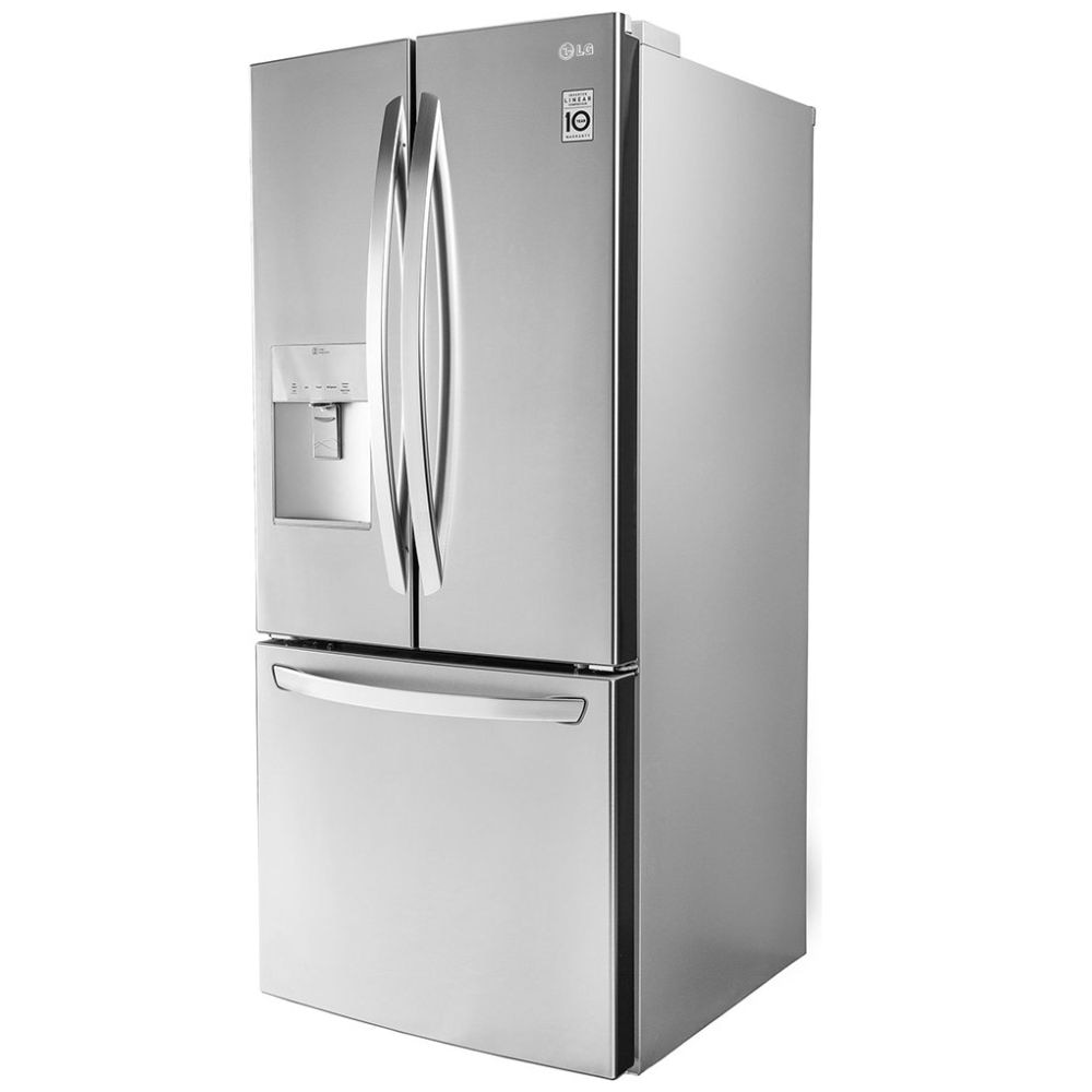 Refrigerador LG French Door Linear Inverter con Dispensador de Agua 22 Pies Acero  Gf22Wgs