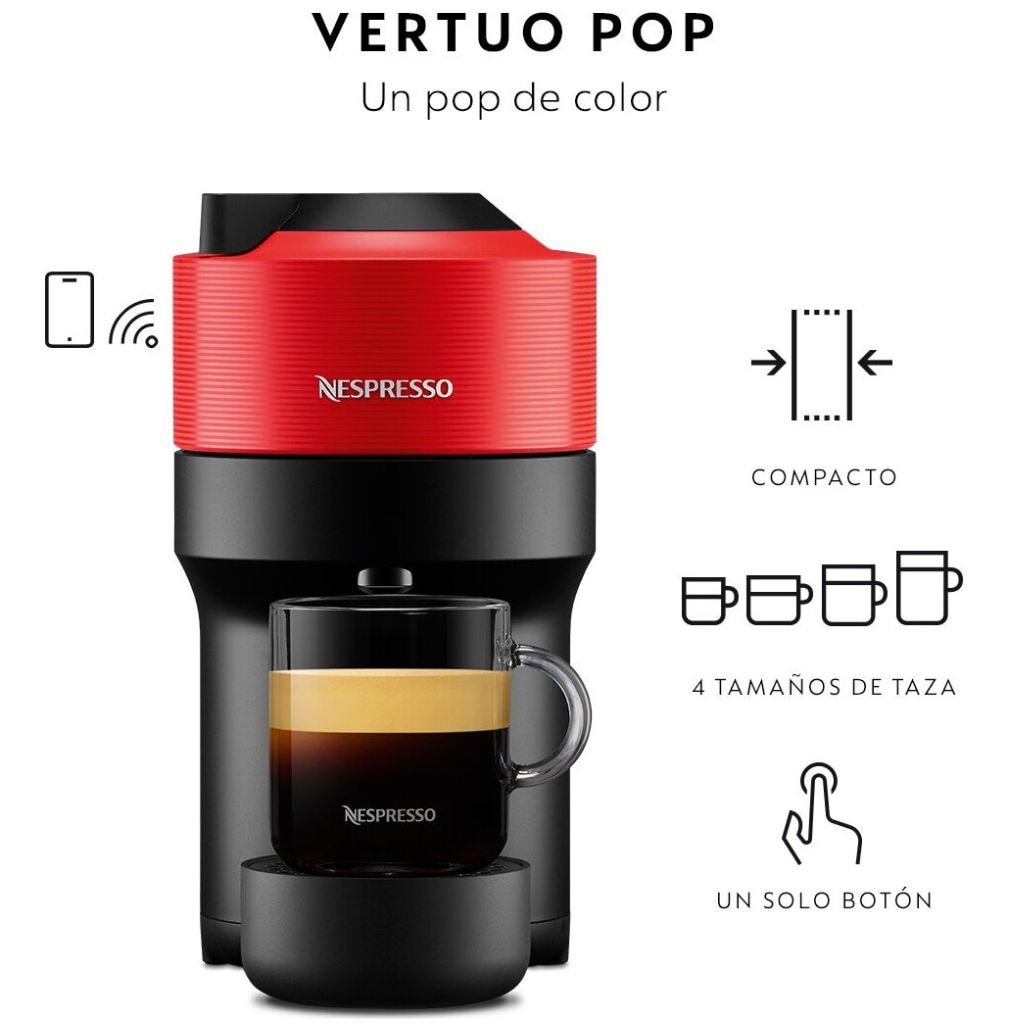 Combo Nespresso Vertuo Pop Red