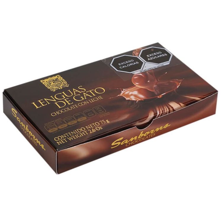 Chocolates Lenguas de Gato Sanborns