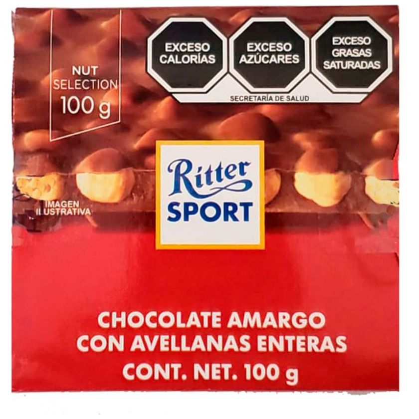 Chocolate Amargo con Avellanas Ritter