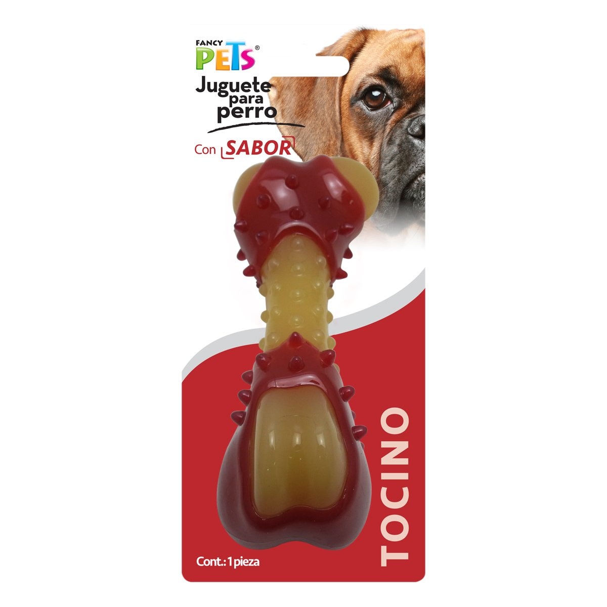 Juguete Dental Hueso Sabor Tocino Ch Fancy Pets Mod. Fl8761