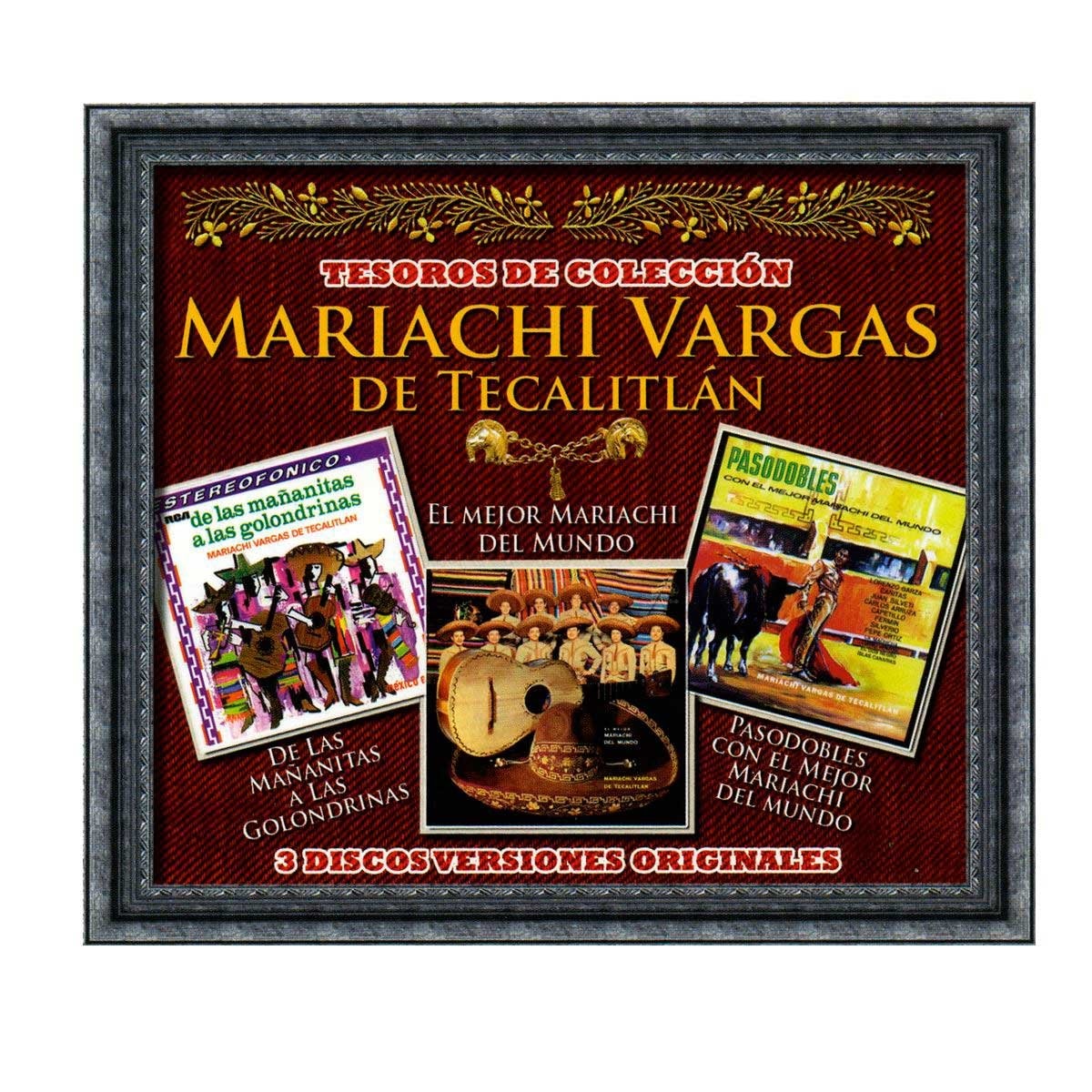 3 Cds Mariachi Vargas de Tecalitlán, el Mejor Mariachi Del Mundo