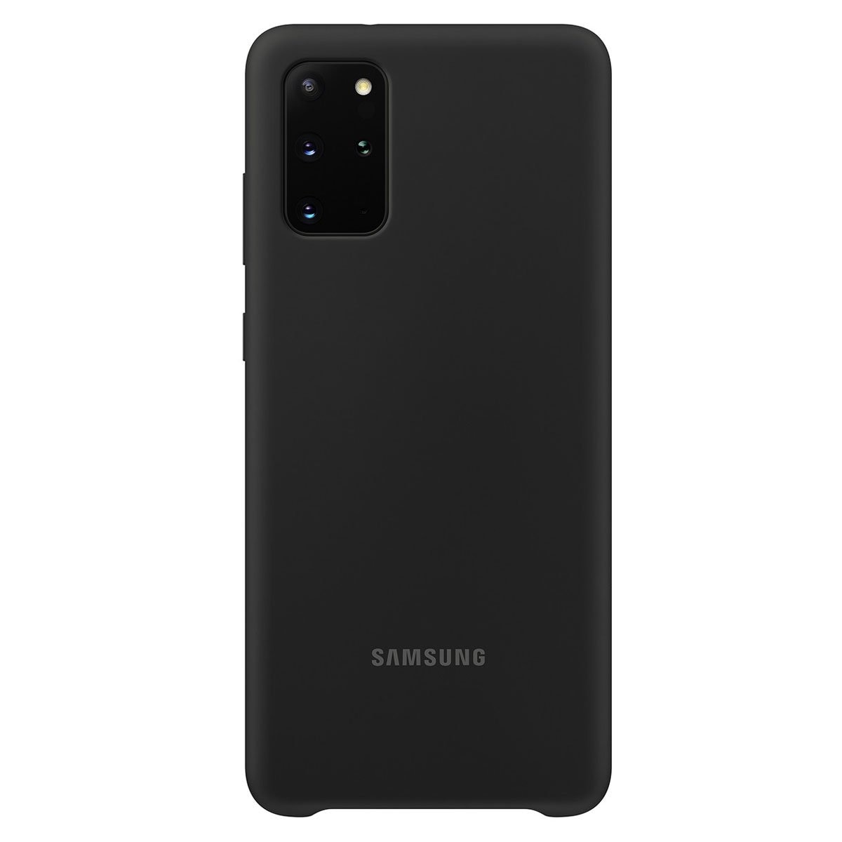 Funda Negra de Silicón para Celular Samsung Galaxy S20 Plus