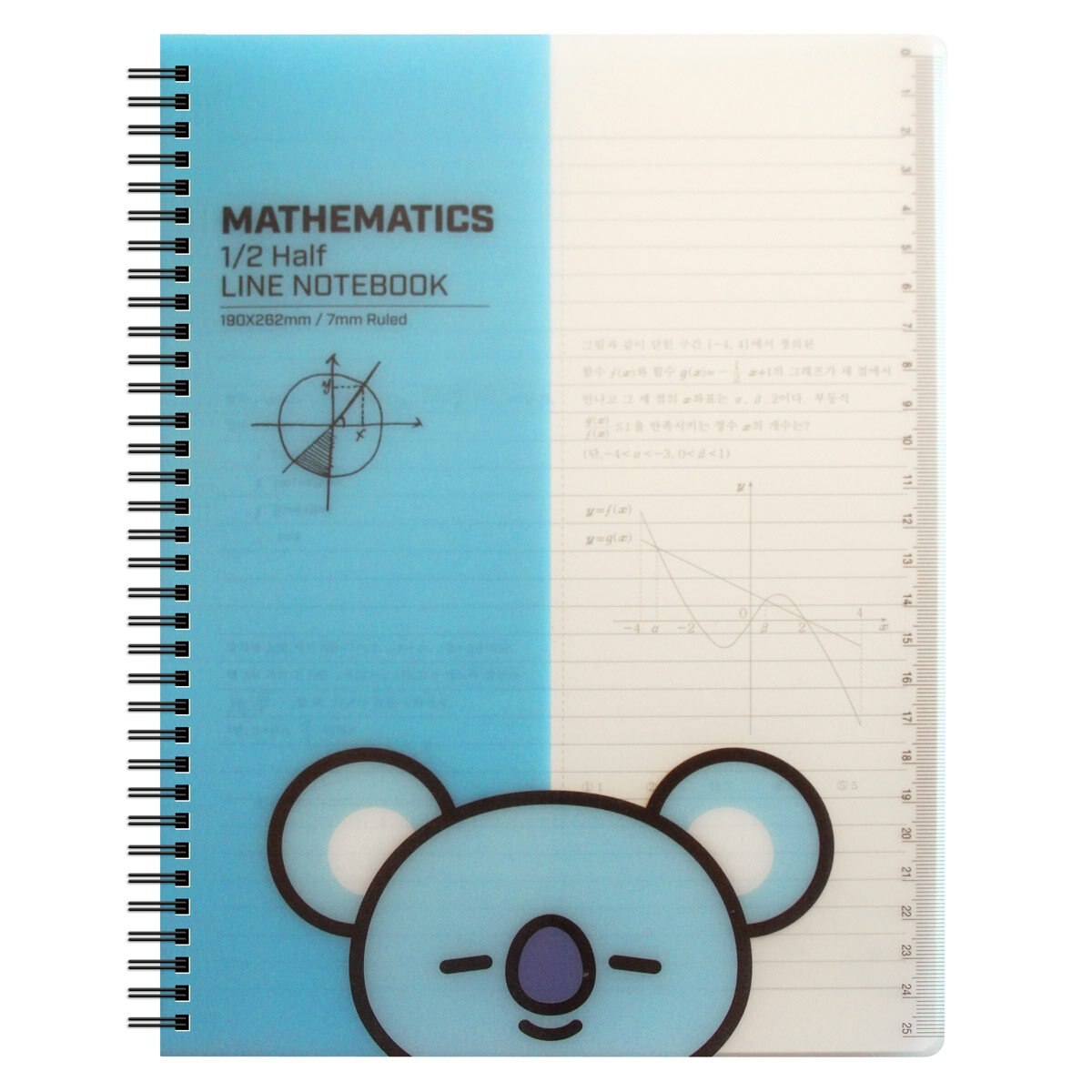 Cuaderno de Matemáticas con Personaje Koya Línea Bt21
