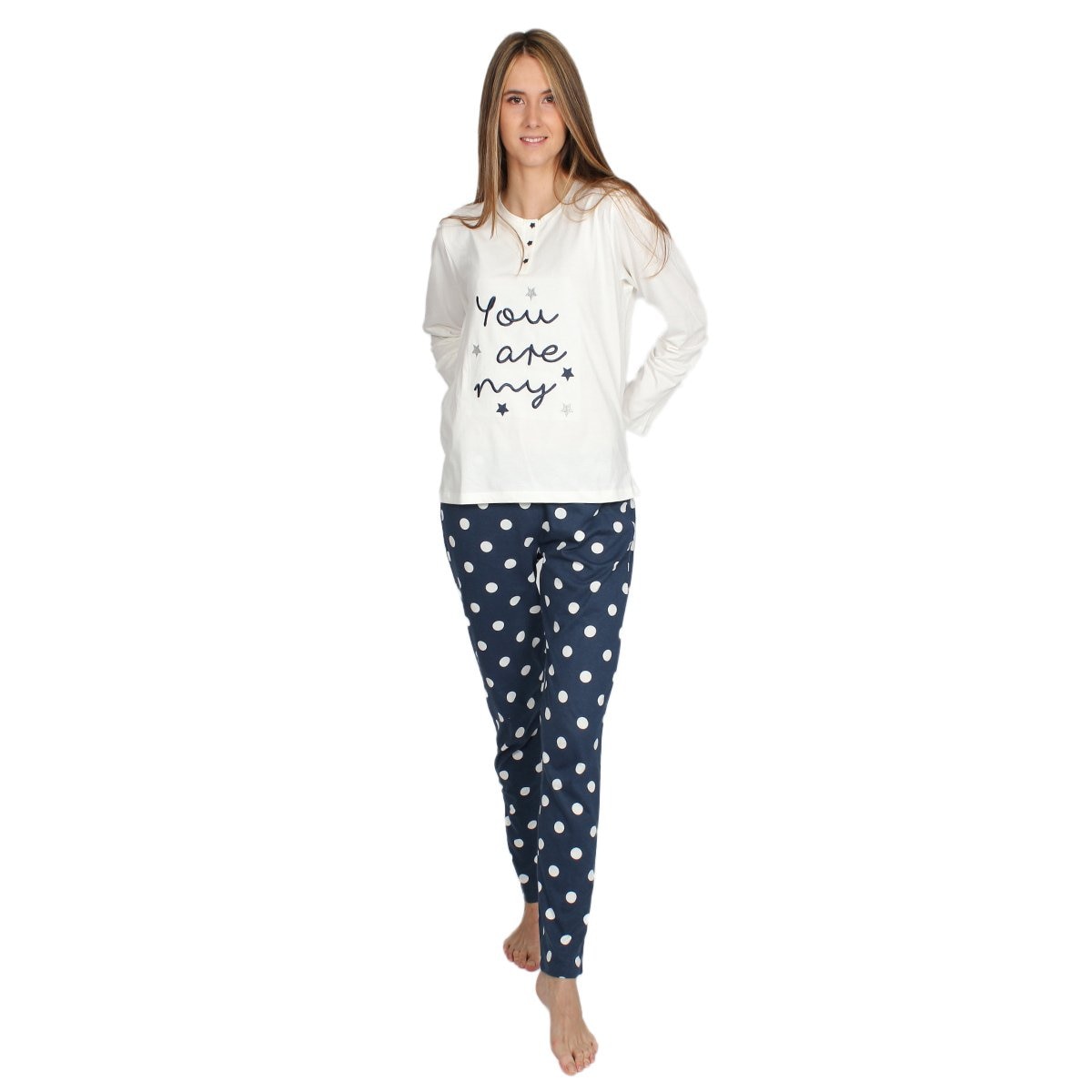 Pijama para Dama con Bordado Admas