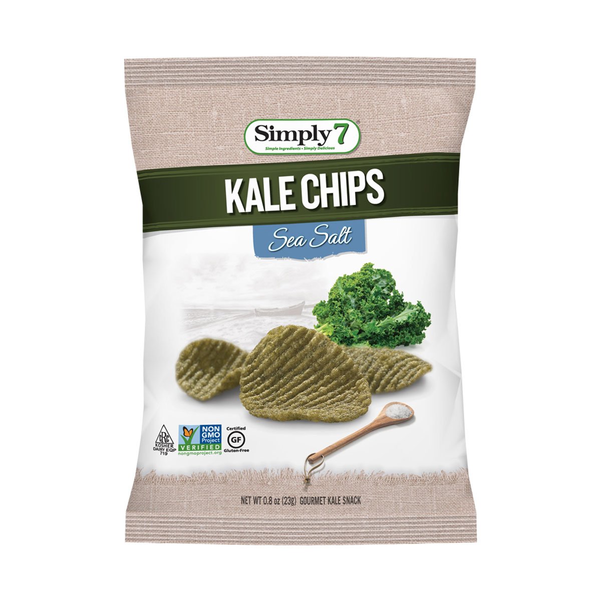 Kale Chips Sea Salt 22.7 Grs Simply 7