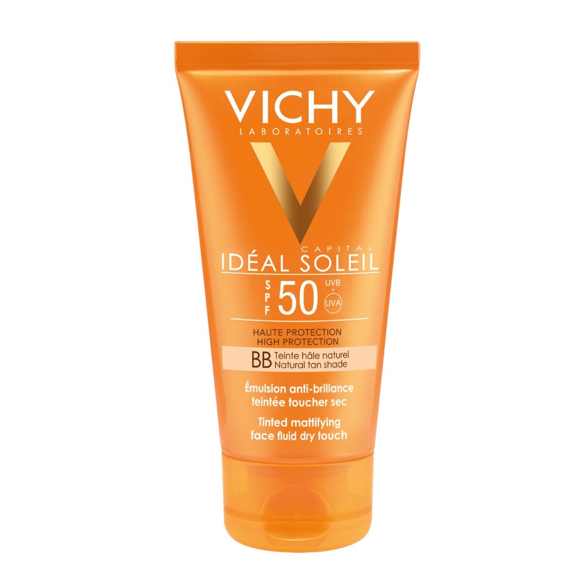 Vichy Ideal Soleil Protector Solar Fps 50 Toque Seco con Color Rostro 50Ml