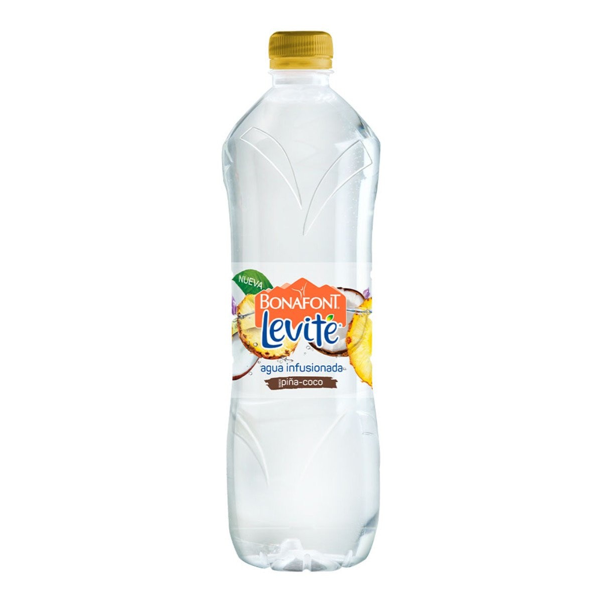 Agua Infusionada con Toque Sabor Piña Coco 1 L. Levité
