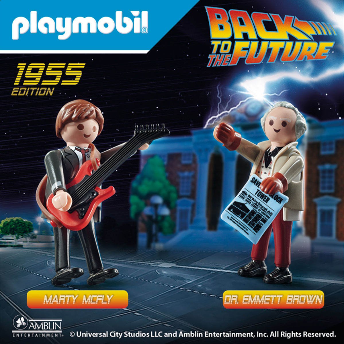 Volver al Futuros 2 Figuras  Set Marty  & Doc.brown Playmobil