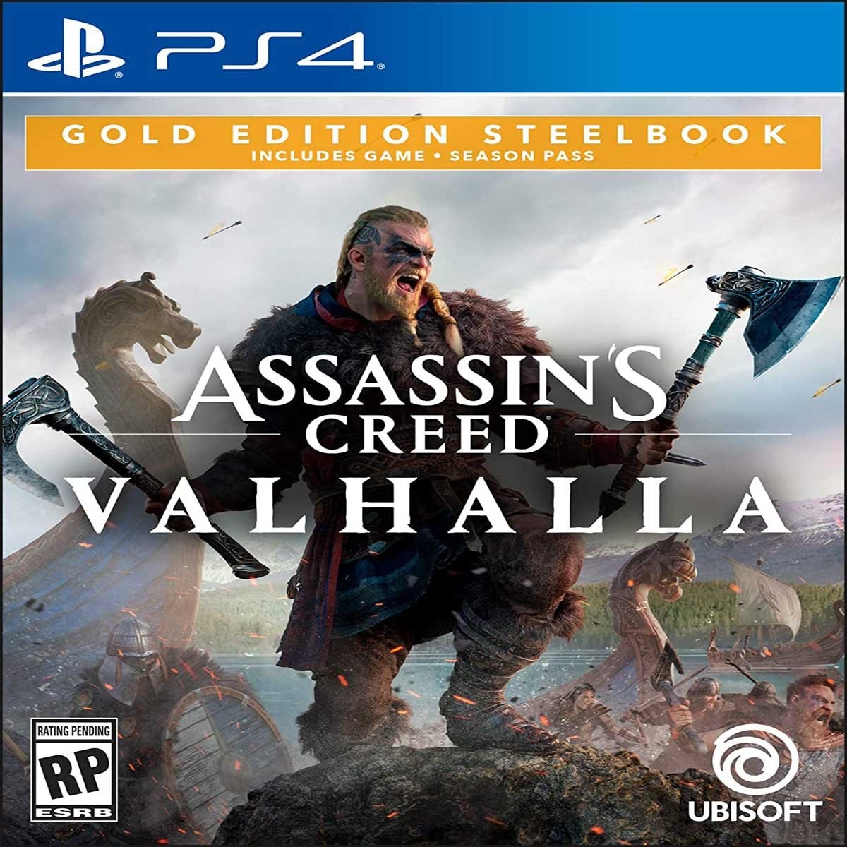 Ps4 Assassin's Creed Valhalla Steelbook Gold Bill